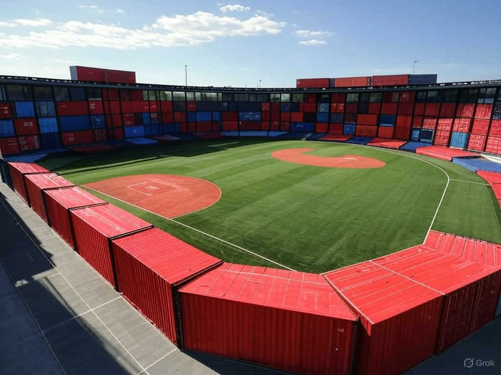 Rough Draft concept of new wiffleball field in Tampa Florida.